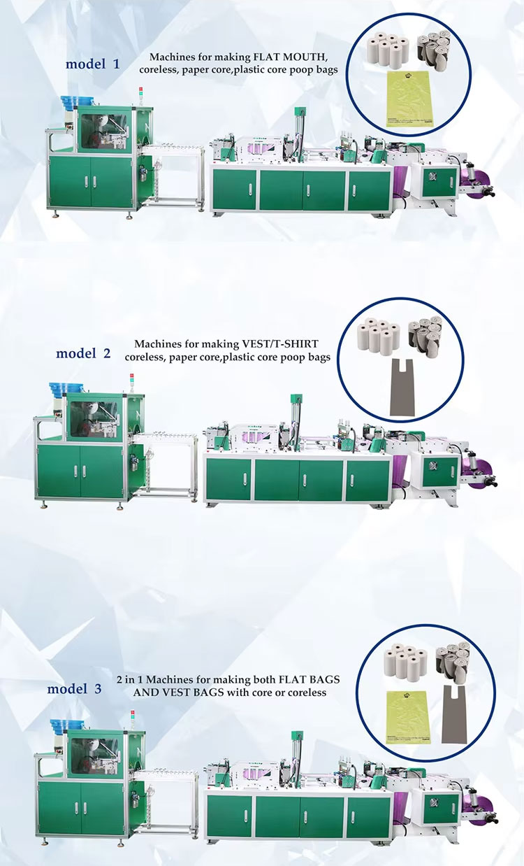 Pet Dog Poop Bag Making Machine Factory