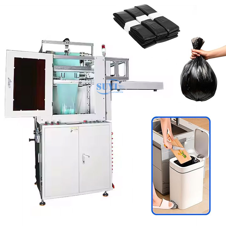 Automatic Trash Can Refil Bags Making Machine